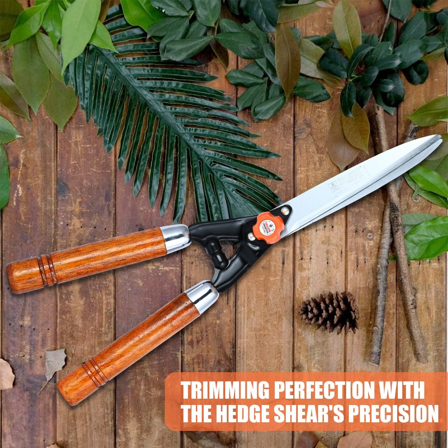 Falcon Hedge Shear Wooden Handle | FHS-999 (W)